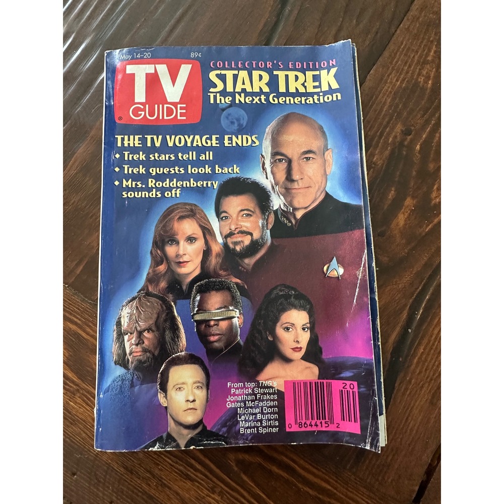 Star Trek The Next Generation TV Guide May 14 1994 Series Finale Issue 2146
